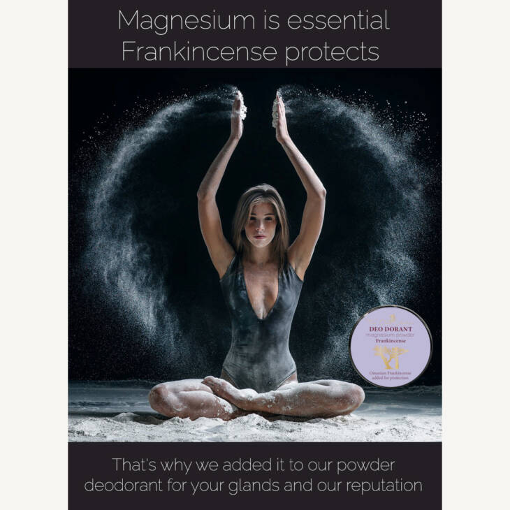 Deodorant Magnesium Powder with Frankincense - Image 2